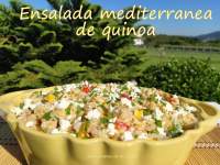   Ensalada mediterranea de quinoa