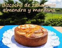   Bizcocho de zanahoria, almendra y manzana