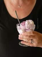   Helado de Queso y Arándanos 