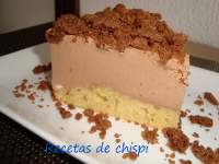   TARTA DE CHOCOLATE Y PLATANOS Y CRUMBLE DE CACAO