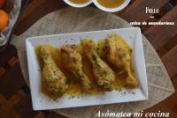   Pollo con salsa de mandarinas-Reto Asaltablogs