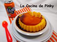   FLAN DE FANTA NARANAJA 