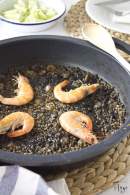 Cocina con Angi: Arroz negro con gambas y calamares