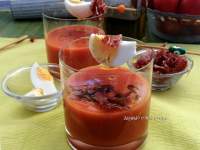   Salmorejo cordobés - sin y con Thermomix