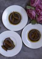 
Flan de chocolate vegano  