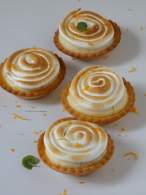   Mini Tartaletas Naranja y Merengue