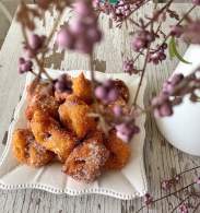 
receta de buñuelos de calabaza  