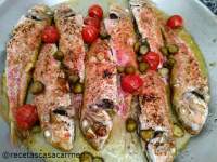   Salmonetes al horno