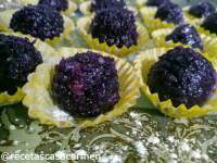   Bolitas de boniato morado