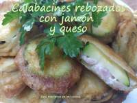 Una mariposa en mi cocina: Calabacines rellenos de jamón y queso