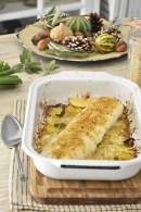 Lomo de bacalao al horno con costra de pistachos _ Chez Silvia