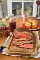 Roastbeef asado con yorkshire pudding.  Receta con y sin sonda térmica. _ Chez Silvia