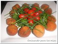 Cocinando  para los mios : CROQUETAS DE MARISCO Y SALMÒN