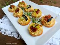                  Cocinando para ellos : CANAPES DE HUMUS DE GARBANZOS 