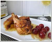 Cocinando  para los mios : POLLO DE CORRAL CON UVAS