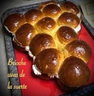 MIS RECETAS DE COCINA: BRIOCHE UVAS DE LA SUERTE FIN DE AÑO PASO A PASO