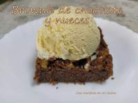 Una mariposa en mi cocina: Brownie de chocolate y nueces