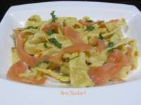 La cocinera de Bétulo: TAGLIATELLE CON NARANJA Y SALMÒN AHUMADO 