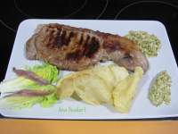   CHULETÒN DE TERNERA CON SALSA DE PEPINILLOS