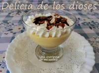   Postre delicia de los dioses