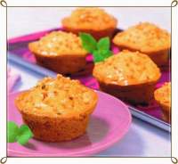 MUFFINS DE MANZANA Y NUECES CON COROCANTE 