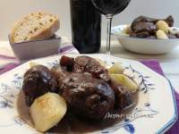   Coq au vin - Pollo al vino