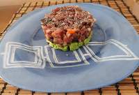   Tartar de atún rojo y aguacate