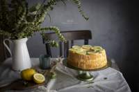 BIZCOCHO SUAVE DE LIMÒN  (LEMON CHIFFON CAKE)  