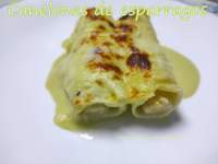   Canelones de esparragos superfaciles