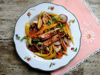   Ensalada de pollo con mango - Chicken Mango Slaw - Inspirada en David Lebovitz