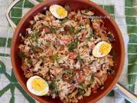   Arroz 7 delicias salteado con jamón y setas