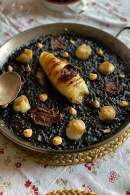 Arroz negro de calamar y vieiras _ Chez Silvia