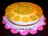   TARTA DE QUESO Y UVAS