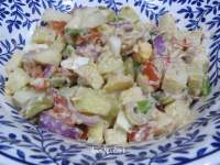 La cocinera de Bétulo: ENSALADA DE PATATAS PUERTORRIQUEÑA 