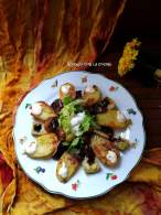 Jugando con la Cocina: Ensalada de patata, setas y alcachofas con 5 aliños Ybarra