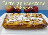   Tarta de manzana al horno