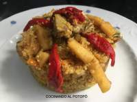   QUINOA CON VERDURAS Y CALAMAR (RECETA POR EL COMERCIO JUSTO)