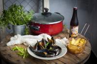 MEJILLONES ESTILO BELGA  