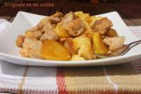 PAPAS EN ADOBO CON SOLOMILLO  