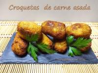   Croquetas de carne asada