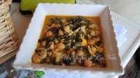 Un Toque de CaNela: GARBANZOS CON ESPINACAS Y BACALAO