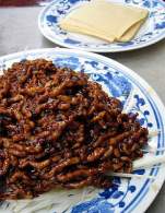 Cocina China: Carne de cerdo con salsa fermentada de harina