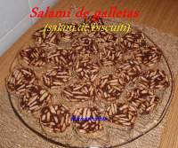 El recetario de Falina: Salami de galletas (Salam de biscuiti).