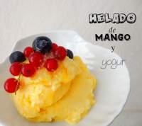 cocinaros: Helado de Mango y Yogur