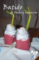 Azúcar en mi cocina: Batido de fresas y naranja