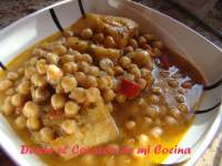   Garbanzos con bacalao (Olla rápida WMF)