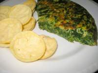 LAS RECETAS DE MAMA ROSA: Tortilla de espinacas con chips de cereales y soja