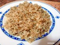   Guarnición de arroz integral con comino