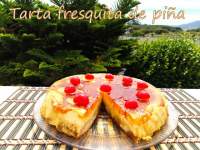   Tarta fresquita de piña