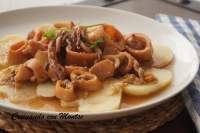 
Calamares con salsa de almendras  